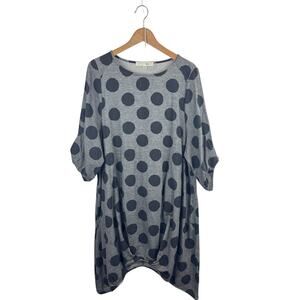 Yea Polka Dot Cotton Tunic Dress